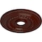 Ekena Millwork Oldham Ceiling Medallion (Fits Canopies up to 8 5/8"), 18"OD x 3 3/8"ID x 7/8"P, Brushed Mahogany CM18OL1BMF - alternate 4